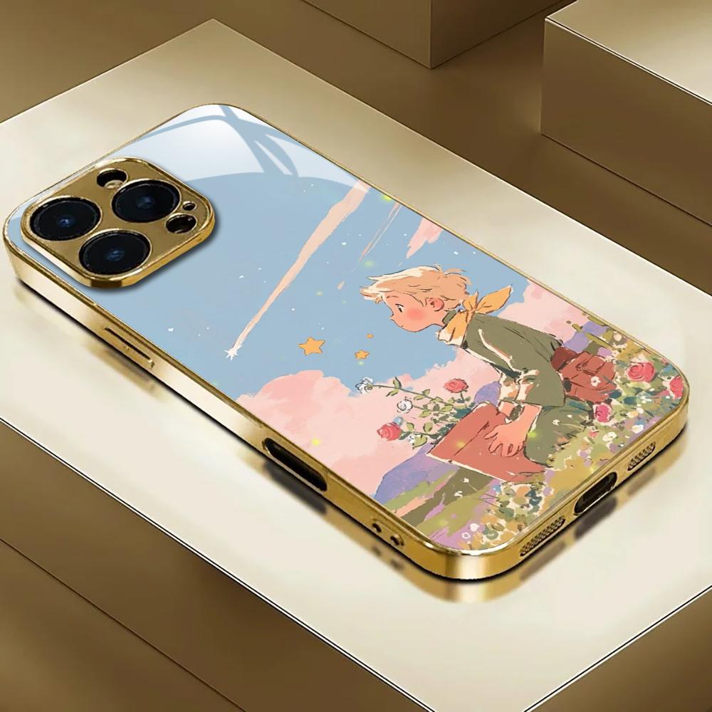 Phone Cases Iphone 16 Pro - Зеркальный чехол INS Rose Little Prince