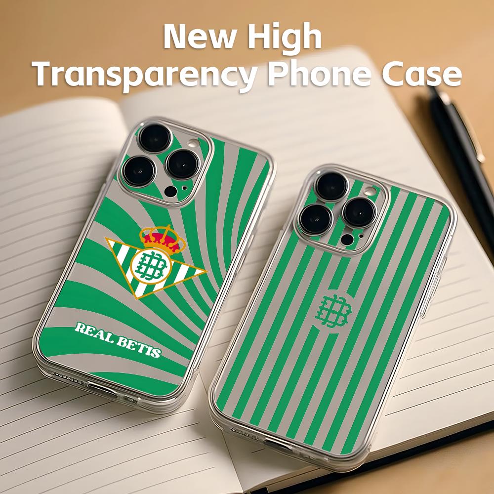 Phone Cases Transparent - Роскошный прозрачный чехол R-Real Luxury B-Betis-s