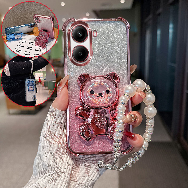 Phone Cases Quotes - Милый чехол с изображением медведя, с