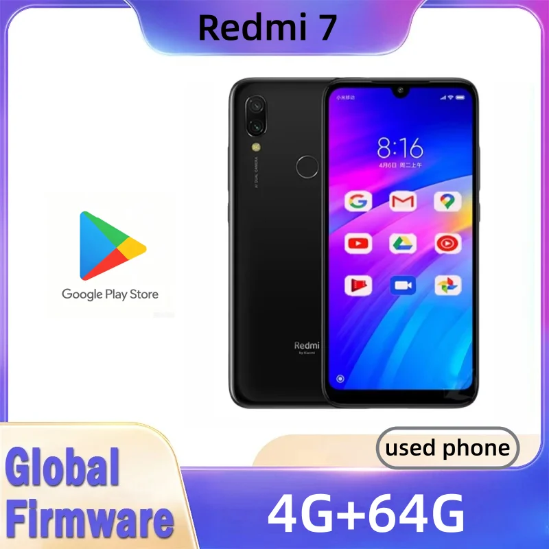 Phone Cases Android - Смартфон Xiaomi Redmi 7 с чехлом,