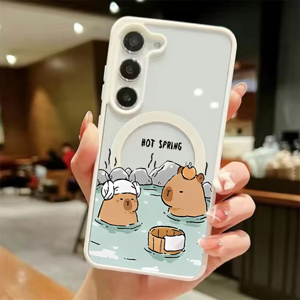 Phone Cases Transparent - Прозрачный магнитный чехол для телефона Samsung