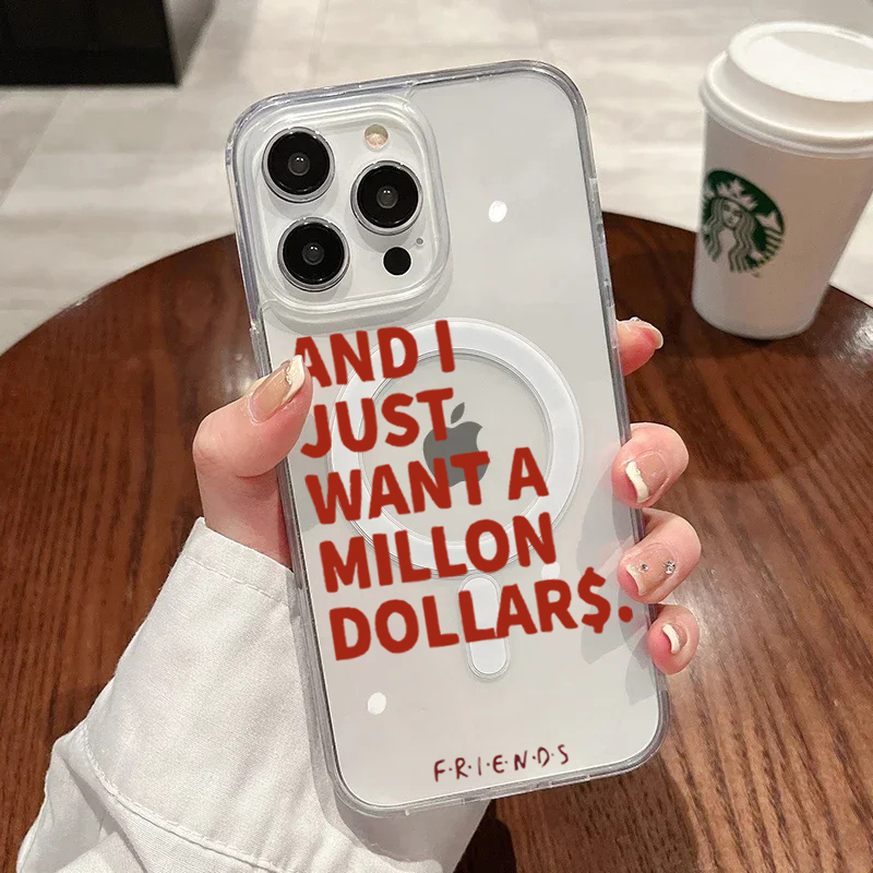 Phone Cases Transparent - Модный чехол с абстрактными цитатами для