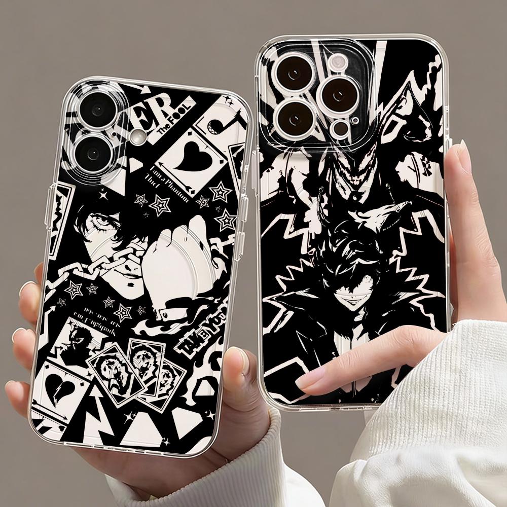 Phone Cases Transparent - Чехол для телефона Game P-Persona 5,