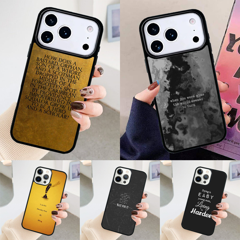 Чехол для телефона с текстами  – обзор и цена Phone Cases Hamilton