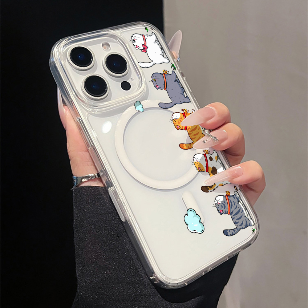 Милый мультяшный кот: Прозрачн – обзор и цена Phone Cases Cute
